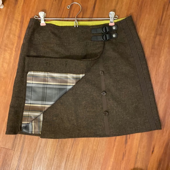 Prana button-front mini skirt - Picture 2 of 10